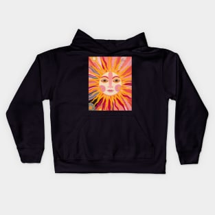 Boho Sun Face Kids Hoodie